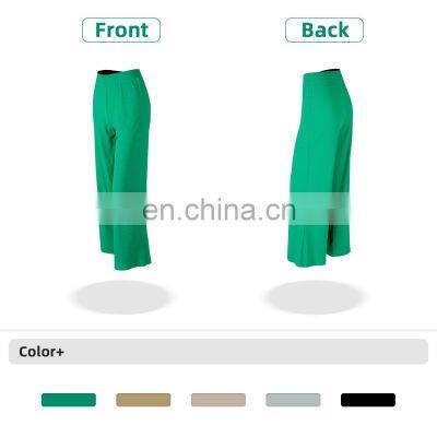 Custom Women Drawstring Pocket Soft Sport Pants High Waist Fitness Yoga Pants photo-4