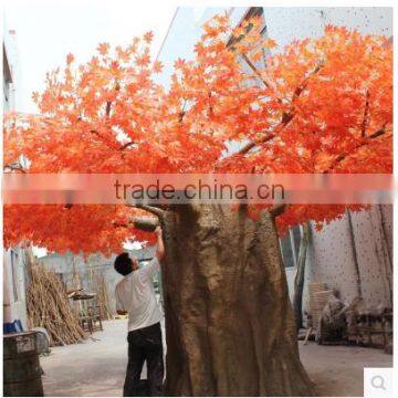 outdoor artificial large tree artificial red maple tree