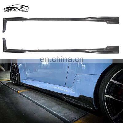 G87 M2 TK Style High Quality Dry Carbon Fiber Front Lip Front Splitter Rear Diffuser Side Skirt For BMW G87 M2 Body Kit photo-5
