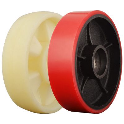 High Quality Load Capacity Durable Wholesale forklift spare parts nylon PP pallet truck wheels