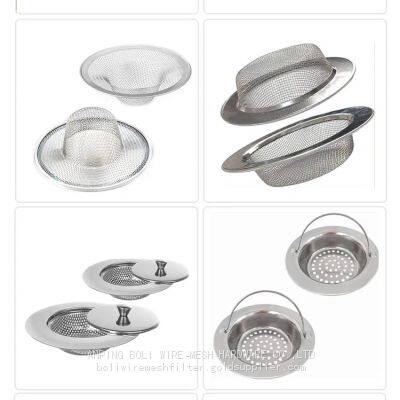 BOLI Stainless Steel Wire Mesh Round Filter Disc Metal Mesh Screen Filter Disk Black Wire Cloth Weave Filter Disc