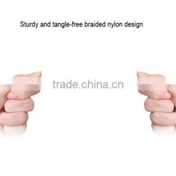 Original MFI Fabric Braided Cell Phone Data Cable Round Usb Cables photo-3