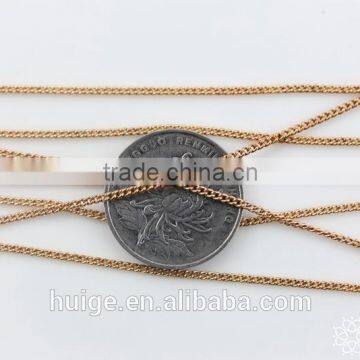 New Design Wholesale Raw Brass Chain Fashion Necklace Chain