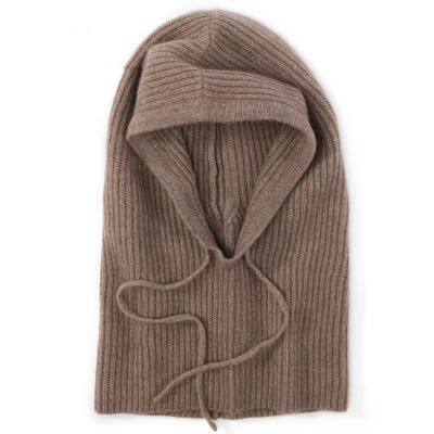 winter warm knitted neck scarf&hat 100%cashmere