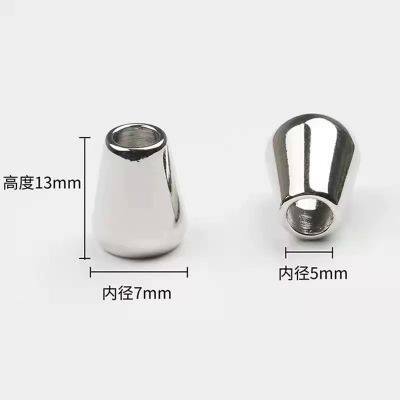 Garment Accessories Custom Cord Stops Rope End Metal Stopper Cord End Cap Swimwear Cord Ends for Garment photo-2