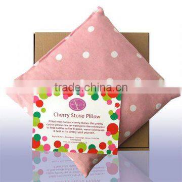 Cherry stone pillow