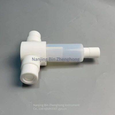 Polytetrafluoroethylene Pfa Isolation Buffer Bottle, High-purity Anti-corrosion Gas Absorption Bottle, Fluororesin Plastic Reaction Bottle photo-2