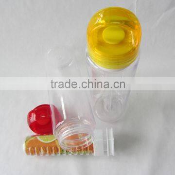 SALE POMOTION Fruit Infuser Colorful Water Bottle With Hook, BPA Free photo-3