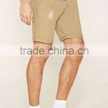 High Quality Men Khaki Chino Shorts Fitness Shorts photo-3