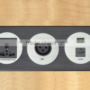 Multi-media electric smart hotel pop up outlet socket