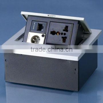 China factory motorized desktop furniture usb table socket