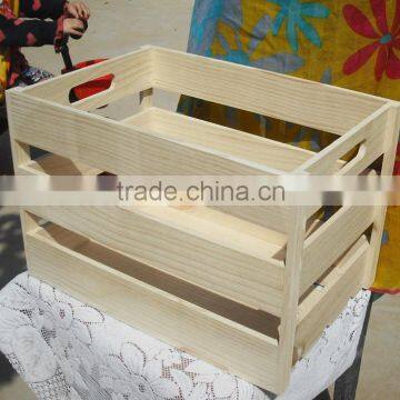 Eco-friendly Log Wooden Storage Box Food Packaging Storage Box