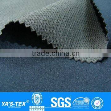 3 layers bown knitting laminated polyester spandex fabric for sportswear jacket