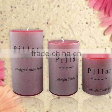 Scented Pillar Candle , Multi-Color Candle, Decorative Candle Factory, Walmart Vendor, 10 Years Experience of Candle Production