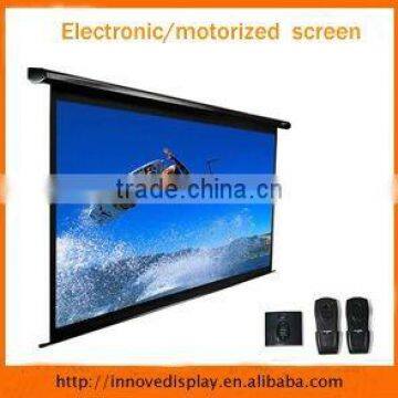 Motorized Screen Electric Screen With Remote Control Projection Screen