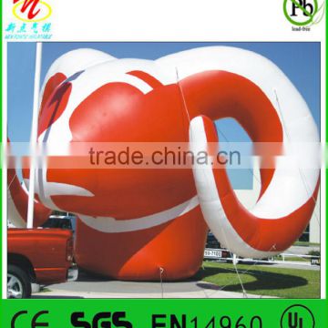 Giant inflatable advertising animal figure