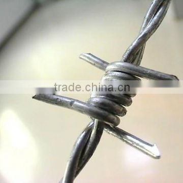 high quality security galvanized barbed iron wire