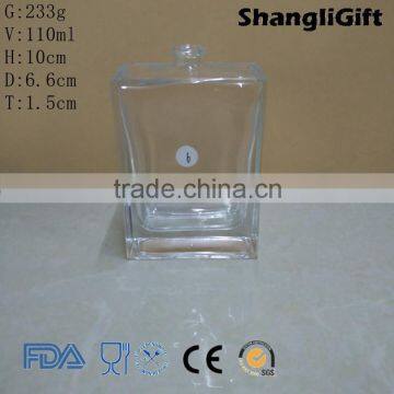 Square Glass Perfume Bottle 100Ml For Perfume