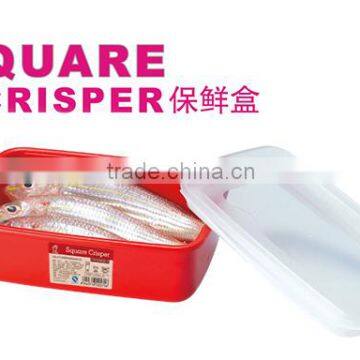 D571 M Square food storage plastic food storage container fresh box with eco-friendly material