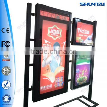 Outdoor combination digital scrolling led light box with word display screen