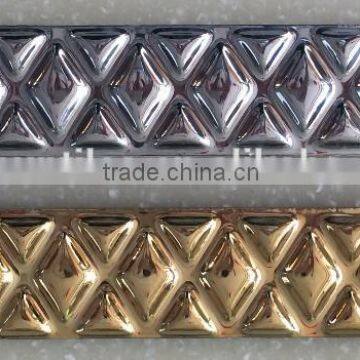 interior decorative ceramic golden border tile