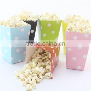 Popcorn Polka Dots Spot Style Box Favor Birthday Party Wedding Loot Paper Bags