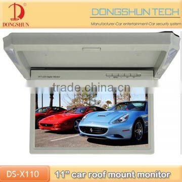 11" Car roof mount digital monitor (16:9) dual input with High Resolution