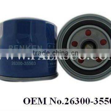 Used for auto engine oil filter OEM NO. 26300-35503