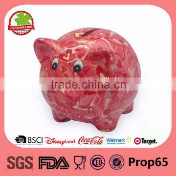 Ceramic animal piggy shape money banks