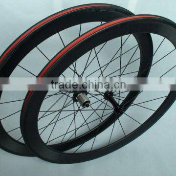 2014 new RC50mm!! Bicycle wheelset clincher wheels carbon bike wheels700C (50mm)+spokes+hubs