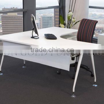 White elegant melamine home office desk and high quality executive office desk (SZ-OD119)