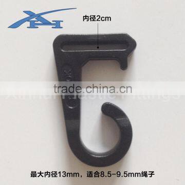 Factory wholesale Industrial J shaped plastic hook belt buckle for webbing/bag/camera bag