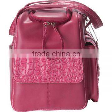 Leather Material and Soft Bag Type Pink Dslr Camera Bag for Girl photo-4