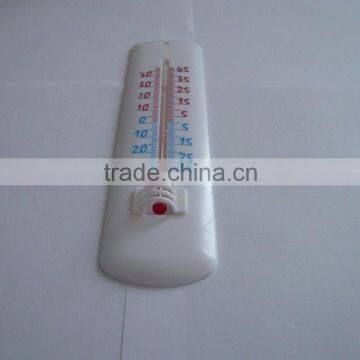 Household Plastic Indoor Thermometer White With Red Liquid Kerosene Filled Capillary OEM Shape Cheap Price Accurate Temperature photo-2