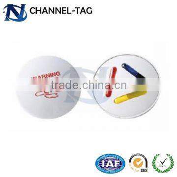 eas security RF colorful big round ink tag