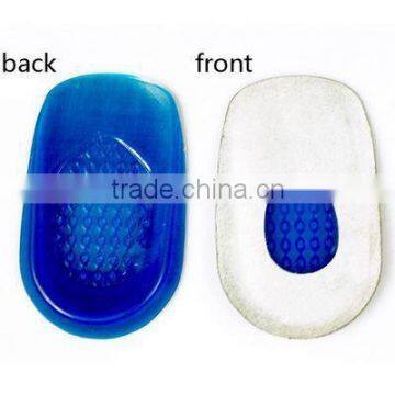 Hot sale gel shoe pad,gel insoles heel cushion,pu gel pad for heel KS C 23