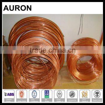 AURON/HEAWELL ABS BV GL DNV ISO OHSAS CE C10100 Copper tube cooler coiler/brass cooler C10100 pipe/cuprum C10100 exchange tubes