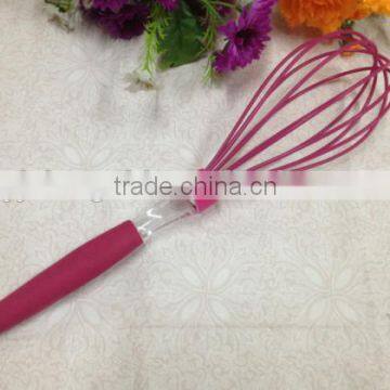 Hot Sale Rainbow Silicone Whisk With Colorful Handle Silicone Kitchen Utensils for Blending, Whisking, Beating & Stirring photo-3