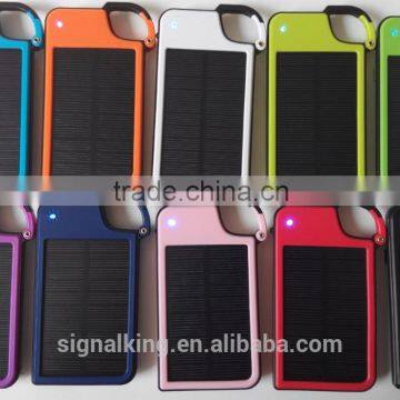 Hot Sales Solar Charger Solar Mobile Phone Charger 5050mAh Key Chain Portable Solar Power Bank