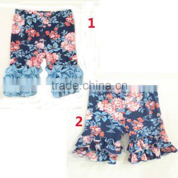 sew sassy flower baby shorts infant icing shorts floral toddler ruffle shorts                        
                                                Quality Choice