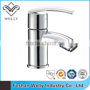 2016 Welly High Quality Basin Faucet Single Hole Wall Mount Faucet In Foshan