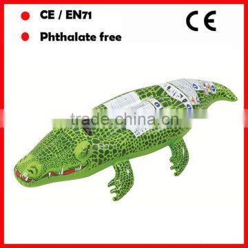 Hot sale inflatable crocodile pool floats crocodile pool riders for kids