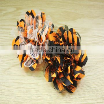 fashion accessories Chiffon lace Flower , chiffon flowers For Girl Dress, kids hair accessories