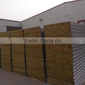 2016 fireproof rock/glass wool sandwich panel for wall galvanized coated can use longlife roof manufacturing top quality