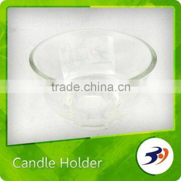 Made In China Black Stem Glass Candle Holder