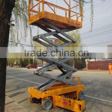 self propelled hydraulic mini electric scissor lift table with CE