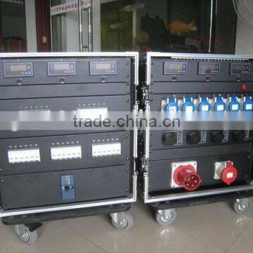 power distro flight case /12U amp rack case