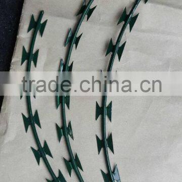 Security fencing razor barbed wire/safety razor wire(ISO9001:2008 professional manufacturer)