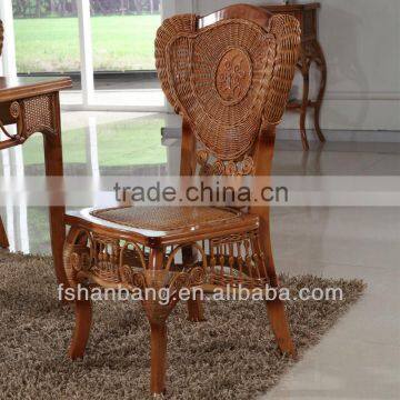 High Quality Antique French Cane Wooden Design Dining Room Chair