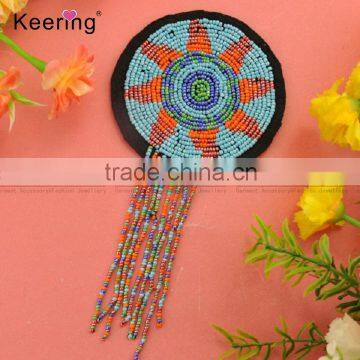 18*8cm vintage beaded America seed bead tassel for decoration WPH-1823